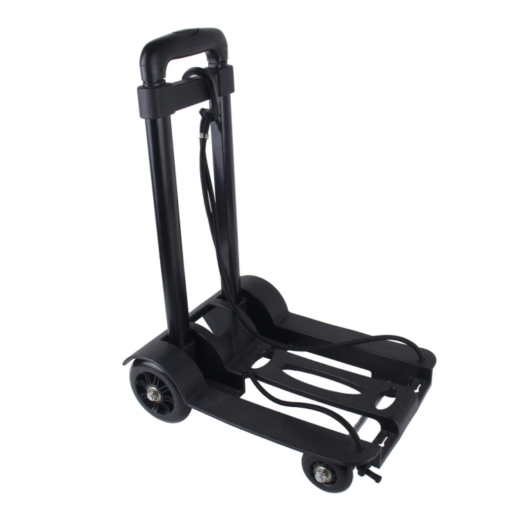 Lightweight Portable Folding Luggage Carts Travel Trolley with Rope - Hand Carts by buy2fix | Online Shopping UK | buy2fix