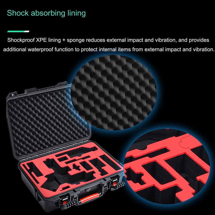 For DJI RS4/  RS4 Pro STARTRC ABS Waterproof Shockproof Suitcase Portable Storage Box (Black) -  by STARTRC | Online Shopping UK | buy2fix