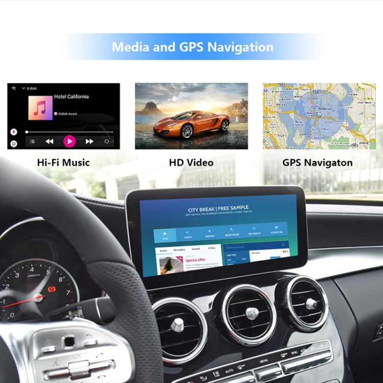 CP41 Car Android 9.0 Wireless Carplay with 4+32G AI Voice Navigation Box for Audi / Volkswagen / Ford / Hyundai / Skoda 2018-2020(Ice Blue) - Car Monitor by buy2fix | Online Shopping UK | buy2fix