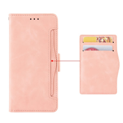 For Blackview A90 Skin Feel Calf Pattern Horizontal Flip Leather Case with Holder & Card Slots & Photo Frame(Pink) - More Brand by buy2fix | Online Shopping UK | buy2fix