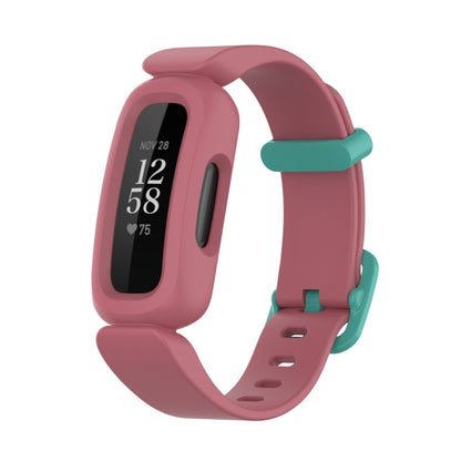 For Fitbit Ace 3 Silicone Integrated Watch Band(Watermelon Red Green Buckle) - Watch Bands by buy2fix | Online Shopping UK | buy2fix