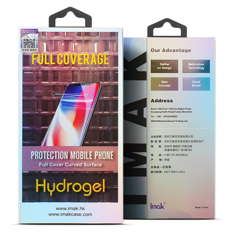 For Samsung Galaxy A52 5G / 4G 2 PCS IMAK Curved Full Screen Hydrogel Film Front Protector - For Samsung by imak | Online Shopping UK | buy2fix