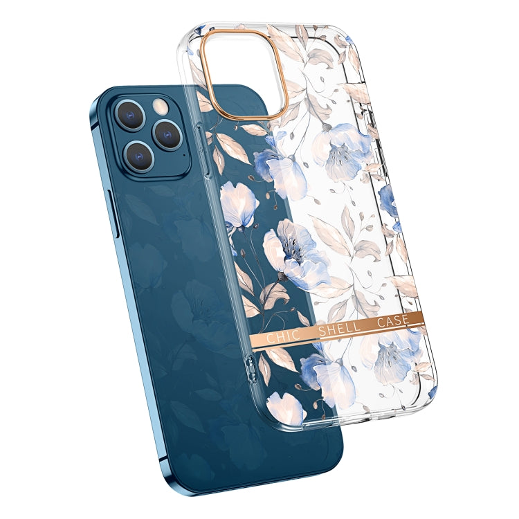 For iPhone 11 Pro High Translucent Electroplating Flower Pattern TPU + PC Shockproof Case (Cherry Blossoms) - iPhone 11 Pro Cases by buy2fix | Online Shopping UK | buy2fix