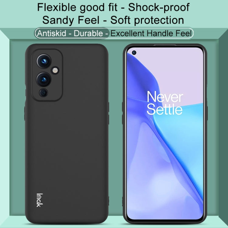 For OnePlus 9 5G European American Version IMAK UC-3 Series Shockproof Frosted TPU Protective Case(Black) - OnePlus Cases by imak | Online Shopping UK | buy2fix