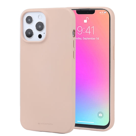 For iPhone 13 Pro Max GOOSPERY SOFT FEELING Liquid TPU Shockproof Soft Case (Light Pink) - iPhone 13 Pro Max Cases by GOOSPERY | Online Shopping UK | buy2fix