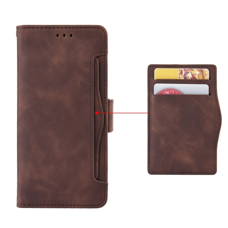 For Xiaomi Poco F3 GT/Redmi K40 Gaming Skin Feel Calf Pattern Horizontal Flip Leather Case with Holder & Card Slots & Photo Frame(Brown) - Xiaomi Cases by buy2fix | Online Shopping UK | buy2fix