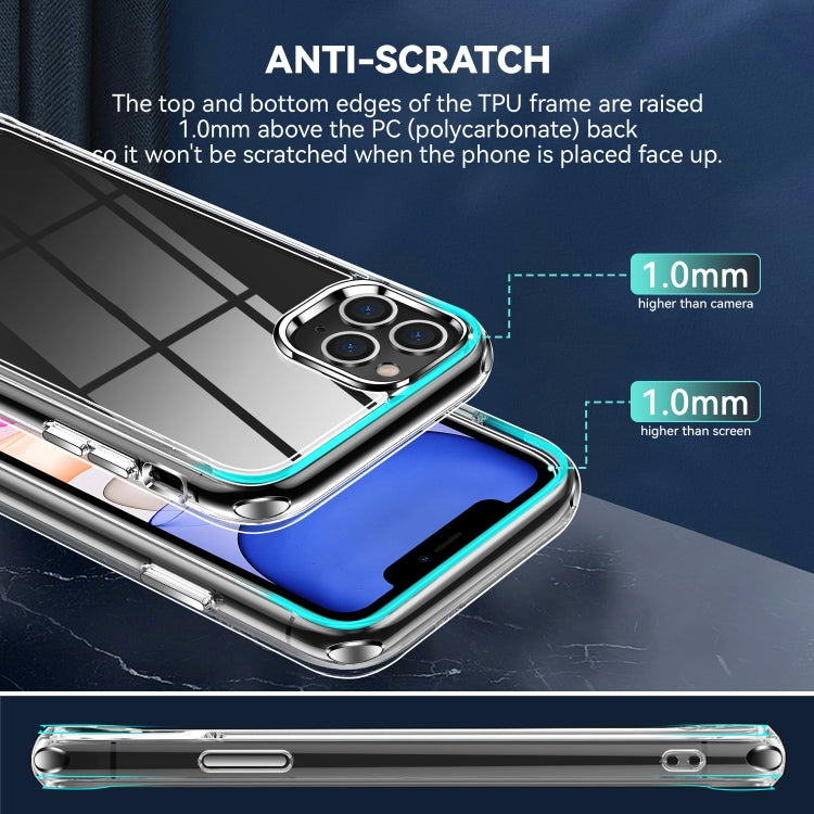 For iPhone 11 Pro Max TPU + PC Transparent Shockproof Protective Case - iPhone 11 Pro Max Cases by buy2fix | Online Shopping UK | buy2fix