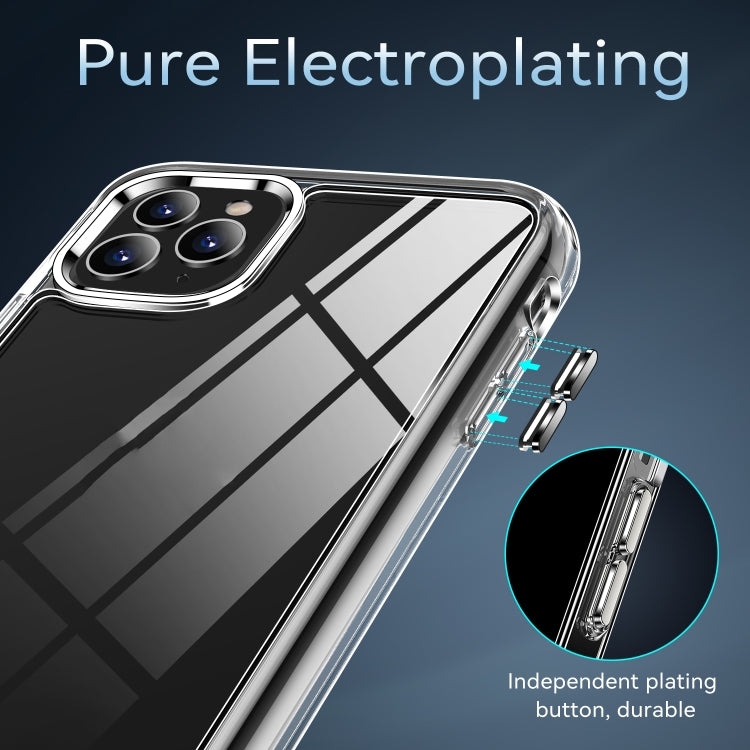 For iPhone 11 Pro Max TPU + PC Transparent Shockproof Protective Case - iPhone 11 Pro Max Cases by buy2fix | Online Shopping UK | buy2fix