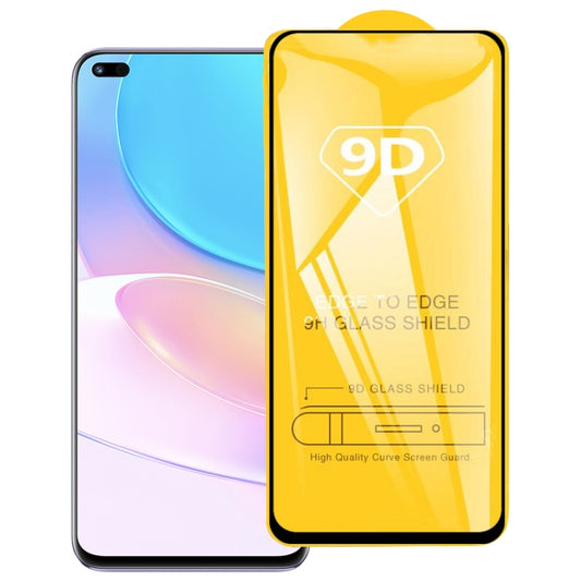 For Huawei nova 8i 9D Full Glue Full Screen Tempered Glass Film - Huawei Tempered Glass by buy2fix | Online Shopping UK | buy2fix