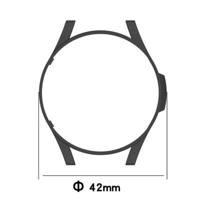 For Samsung Galaxy Watch4 Classic 42mm Half Coverage Hollowed PC Protective Case(White) - Watch Cases by buy2fix | Online Shopping UK | buy2fix