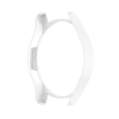 For Samsung Galaxy Watch4 44mm Half Coverage Hollowed PC Protective Case(White) - Watch Cases by buy2fix | Online Shopping UK | buy2fix