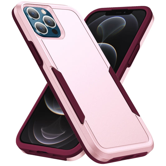 For iPhone 12 / 12 Pro Pioneer Armor Heavy Duty Shockproof Phone Case(Pink) - iPhone 12 / 12 Pro Cases by buy2fix | Online Shopping UK | buy2fix