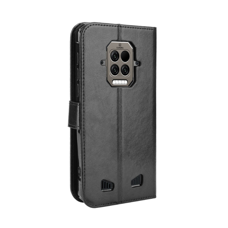 For Doogee S86 / S86 Pro Crazy Horse Texture Horizontal Flip Leather Case with Holder & Card Slots & Lanyard(Black) - More Brand by buy2fix | Online Shopping UK | buy2fix