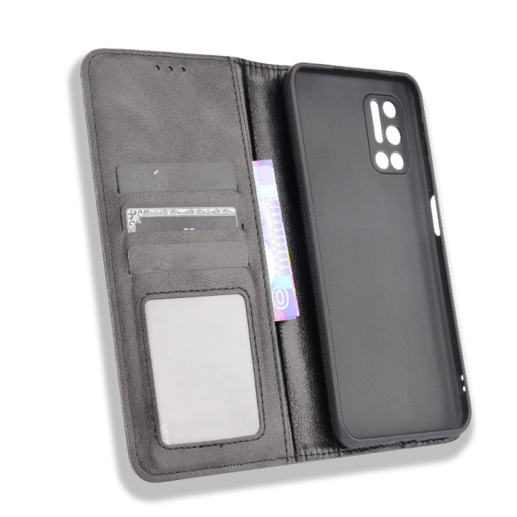 For Doogee N40 Pro Magnetic Buckle Retro Pattern Horizontal Flip Leather Case with Holder & Card Slot & Wallet(Black) - More Brand by buy2fix | Online Shopping UK | buy2fix