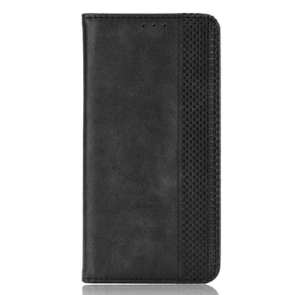 For UMIDIGI Bison Pro Magnetic Buckle Retro Pattern Horizontal Flip Leather Case with Holder & Card Slot & Wallet(Black) - More Brand by buy2fix | Online Shopping UK | buy2fix