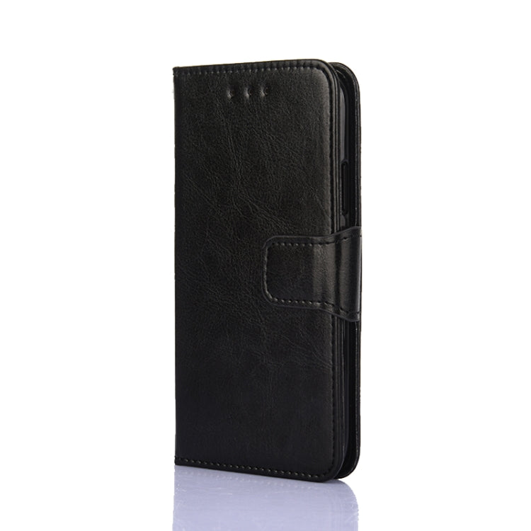 For Motorola Moto G30 Crystal Texture Horizontal Flip Leather Case with Holder & Card Slots & Wallet(Black) - Motorola Cases by buy2fix | Online Shopping UK | buy2fix