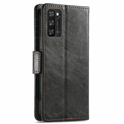 For Blackview A100 CaseNeo Business Splicing Dual Magnetic Buckle Horizontal Flip PU Leather Case with Holder & Card Slots & Wallet(Black) - More Brand by buy2fix | Online Shopping UK | buy2fix