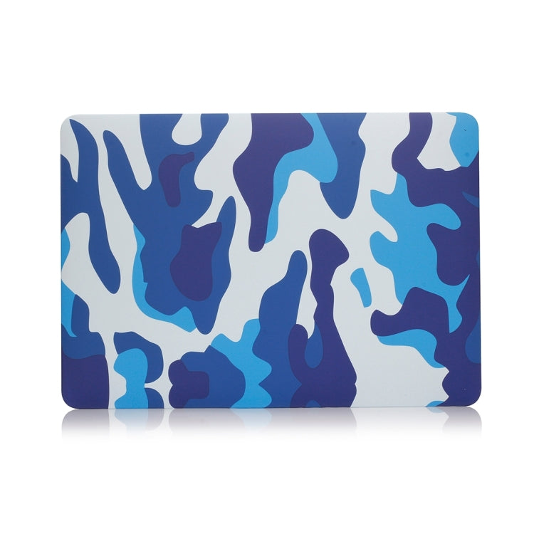 Camouflage Pattern Laptop Water Decals PC Protective Case For MacBook Pro 16 inch A2141(Blue Camouflage) - MacBook Pro Cases by buy2fix | Online Shopping UK | buy2fix