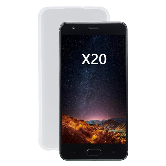 TPU Phone Case For Doogee X20(Transparent White) - More Brand by buy2fix | Online Shopping UK | buy2fix