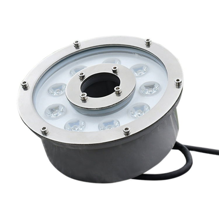 6W Landscape Ring LED Aluminum Alloy Underwater Fountain Light(Warm Light) - Underwater Lights by buy2fix | Online Shopping UK | buy2fix