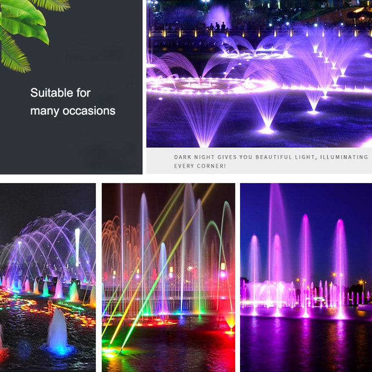 24W Landscape Colorful Color Changing Ring LED Stainless Steel Underwater Fountain Light(Colorful) - Underwater Lights by buy2fix | Online Shopping UK | buy2fix