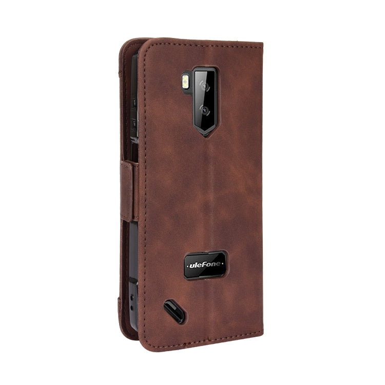 For Ulefone Armor X9 Skin Feel Calf Pattern Leather Phone Case(Brown) - Ulefone Cases by buy2fix | Online Shopping UK | buy2fix