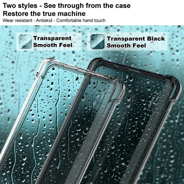 For Motorola Edge X30 imak Airbag TPU Case with Screen Protector(Transparent) - Motorola Cases by imak | Online Shopping UK | buy2fix