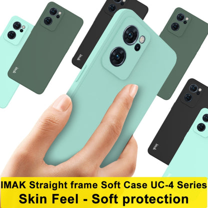 For OPPO Reno7 5G imak UC-4 Series Straight Edge TPU Soft Protective Case(Black) - OPPO Cases by imak | Online Shopping UK | buy2fix