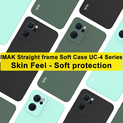 For OPPO Reno7 5G imak UC-4 Series Straight Edge TPU Soft Protective Case(Black) - OPPO Cases by imak | Online Shopping UK | buy2fix