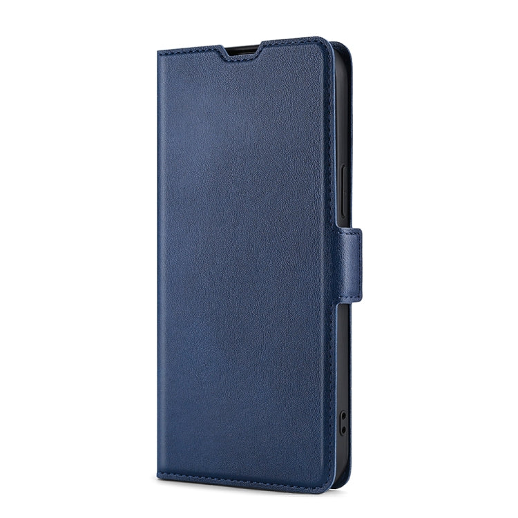 For Ulefone Note 10 Ultra-thin Voltage Side Buckle PU + TPU Leather Phone Case(Blue) - Ulefone Cases by buy2fix | Online Shopping UK | buy2fix