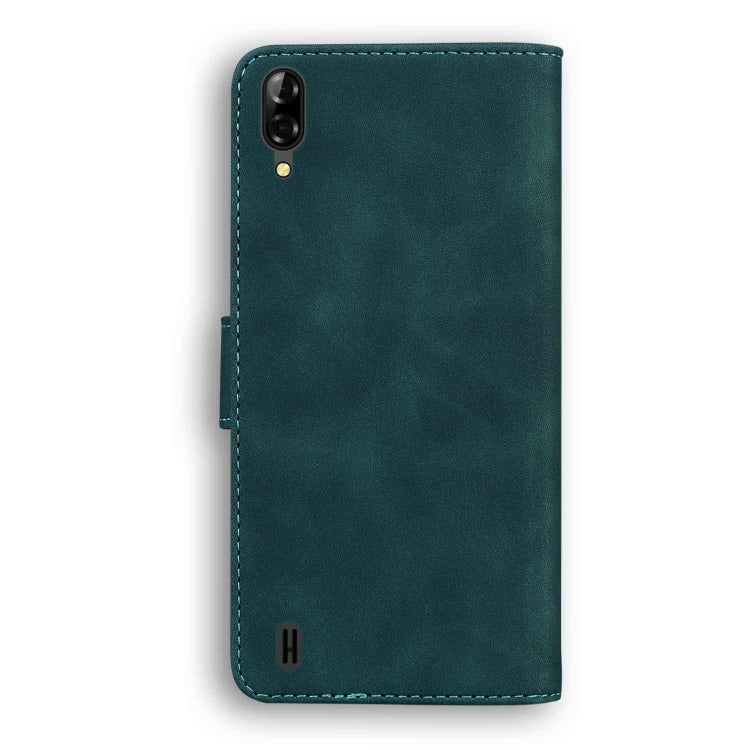 For Blackview A60 Skin Feel Pure Color Flip Leather Phone Case(Green) - More Brand by buy2fix | Online Shopping UK | buy2fix