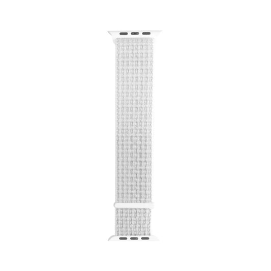 For Apple Watch Series 7 41mm / 6 & SE & 5 & 4 40mm / 3 & 2 & 1 38mm Mutural Nylon Watch Band(White) - Watch Bands by Mutural | Online Shopping UK | buy2fix