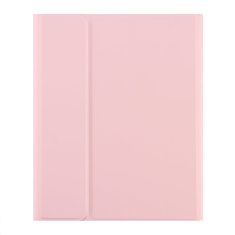 Round Cap Bluetooth Keyboard Leather Case with Pen Slot for Samsung Galaxy Tab S6 Lite, Specification:without Touchpad(Pink+Pink Keyboard) - Samsung Keyboard by buy2fix | Online Shopping UK | buy2fix