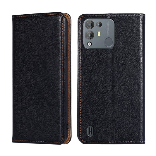 For Blackview A55 Pro Pure Color Magnetic Leather Phone Case(Black) - More Brand by buy2fix | Online Shopping UK | buy2fix