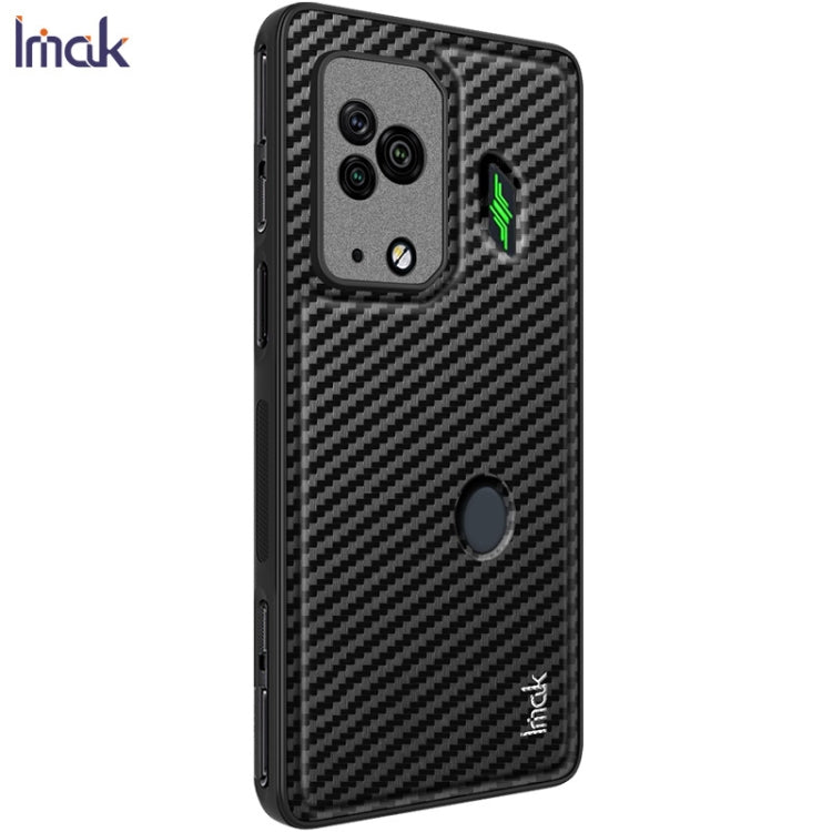 For Xiaomi Black Shark 5 Pro IMAK LX-6 Series Carbon Fiber Pattern Shockproof Phone Case(Black) - Xiaomi Cases by imak | Online Shopping UK | buy2fix