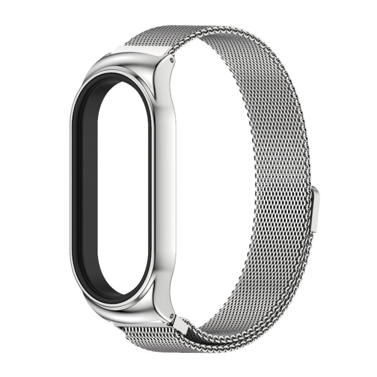 For Xiaomi Mi Band 7 / 7 NFC MIJOBS CS Milan Magnetic Stainless Steel Watch Band(Silver) - Watch Bands by MIJOBS | Online Shopping UK | buy2fix