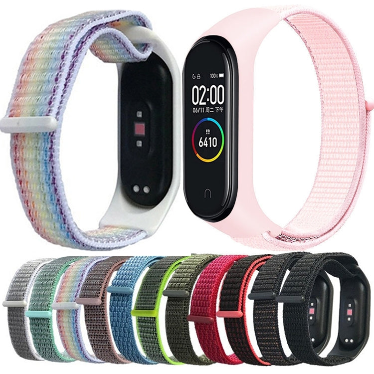 For Xiaomi Mi Band 7 Nylon Weave Watch Band(Dragon Fruit) - Watch Bands by buy2fix | Online Shopping UK | buy2fix