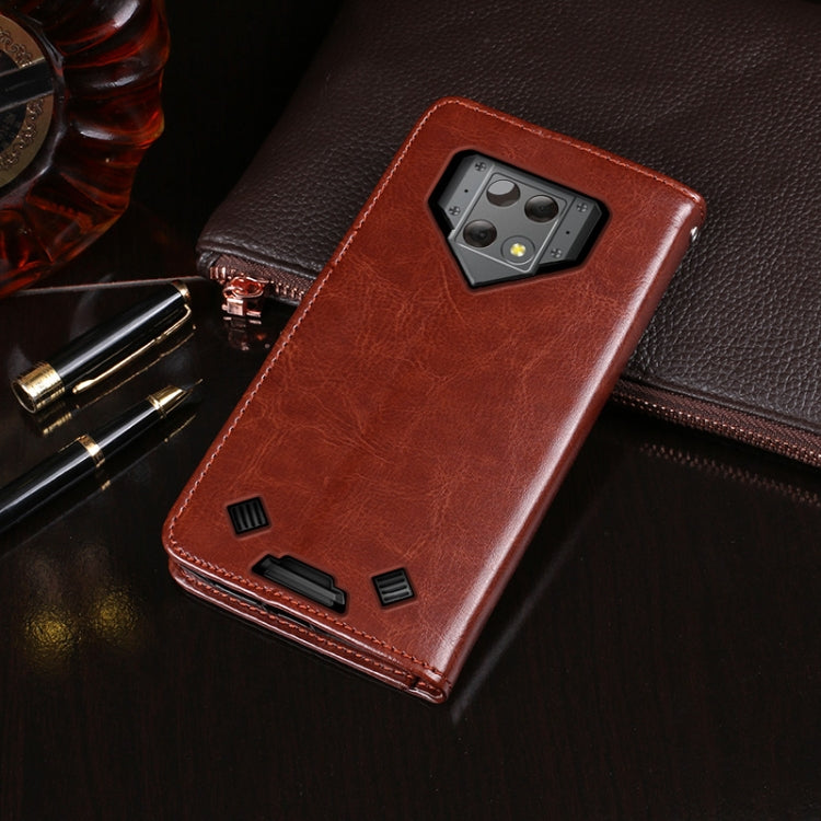 For Blackview BV9800 Pro idewei Crazy Horse Texture Horizontal Flip Leather Case with Holder & Card Slots & Wallet(Red) - More Brand by idewei | Online Shopping UK | buy2fix