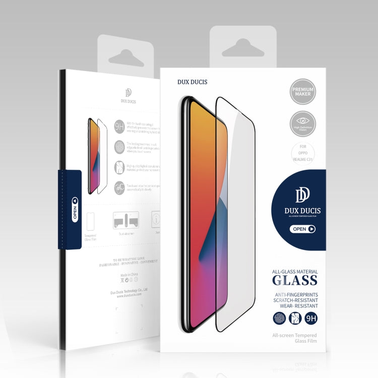 10 PCS For Realme C31 DUX DUCIS 0.33mm 9H Medium Alumina Tempered Glass Film - Realme Tempered Glass by DUX DUCIS | Online Shopping UK | buy2fix