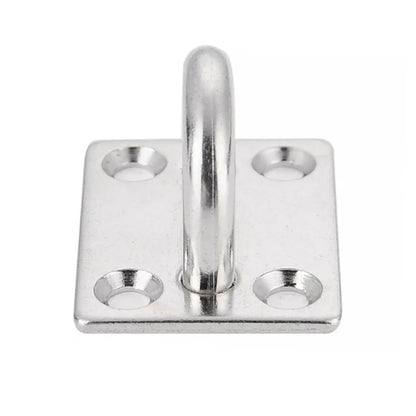 5 PCS 6mm 304 Stainless Steel Ship Square Door Hinges Buckle - Marine Accessories & Parts by buy2fix | Online Shopping UK | buy2fix