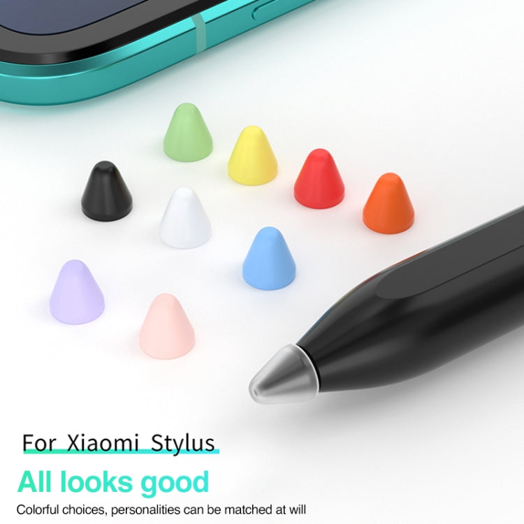 10 in 1 / Set Silicone Nib Cap For Xiaomi Pencil(Transparent) - Pencil Accessories by buy2fix | Online Shopping UK | buy2fix