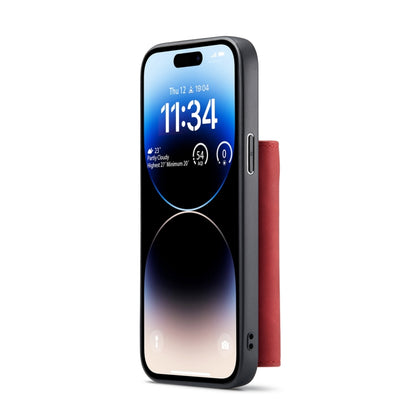 For iPhone 14 Pro Max DG.MING M1 Series 3-Fold Multi Card Wallet Leather Case(Red) - iPhone 14 Pro Max Cases by DG.MING | Online Shopping UK | buy2fix