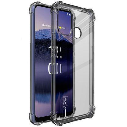 For Nokia G11 Plus 4G imak Shockproof Airbag TPU Phone Case(Transparent Black) - Nokia Cases by imak | Online Shopping UK | buy2fix