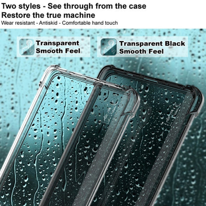 For Nokia G11 Plus 4G imak Shockproof Airbag TPU Phone Case(Transparent Black) - Nokia Cases by imak | Online Shopping UK | buy2fix