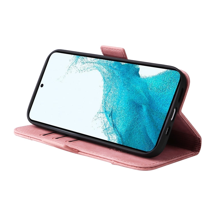 For Samsung Galaxy S23+ 5G BETOPNICE Dual-side Buckle Leather Phone Case(Pink) - Galaxy S23+ 5G Cases by BETOPNICE | Online Shopping UK | buy2fix