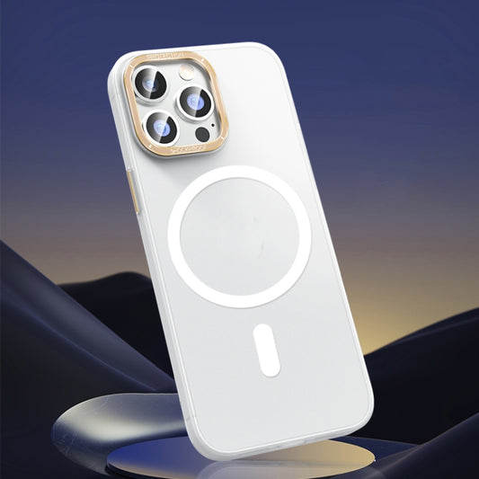 For iPhone 11 Pro Magsafe Magnetic Crystal Frosted Series Phone Case(Translucent White) - iPhone 11 Pro Cases by buy2fix | Online Shopping UK | buy2fix