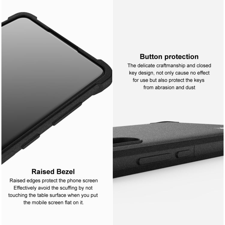 For Google Pixel 7 Pro 5G imak All-inclusive Shockproof Airbag TPU Case(Matte Black) - Google Cases by imak | Online Shopping UK | buy2fix
