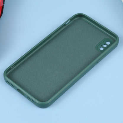 For iPhone XS Max Liquid Silicone Full Coverage Shockproof Magsafe Phone Case(Deep Green) - More iPhone Cases by buy2fix | Online Shopping UK | buy2fix