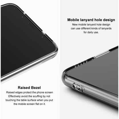 For Xiaomi 12T Pro 5G imak UX-5 Series Transparent Shockproof TPU Phone Case(Transparent Black) - Xiaomi Cases by imak | Online Shopping UK | buy2fix