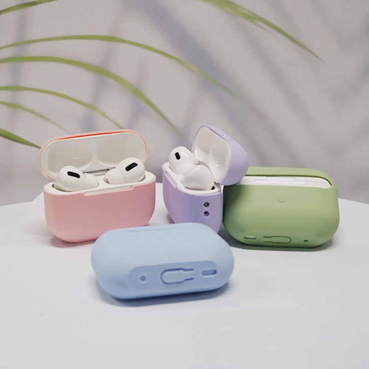 For AirPods Pro 2 Spliting Silicone Protective Case(Matcha Green) - For AirPods Pro 2 by buy2fix | Online Shopping UK | buy2fix